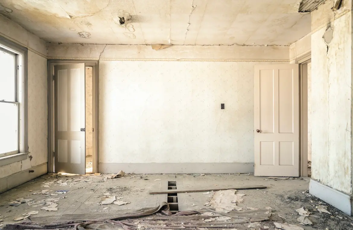 Waste disposal crew managing a cleanout project in Donaldsonville